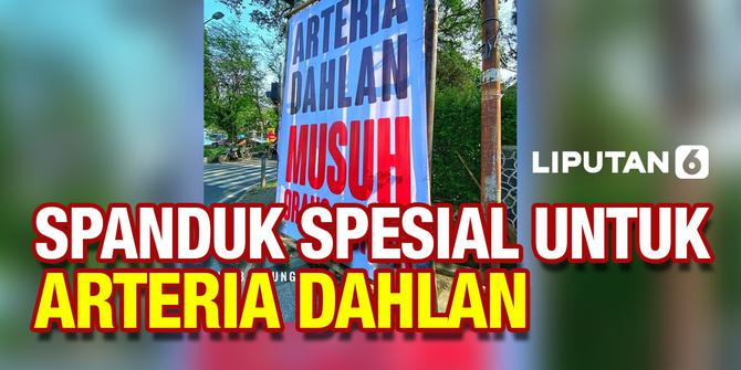 VIDEO: Waduh! Spanduk Arteria Dahlan Musuh Orang Sunda Bertebaran di Bandung