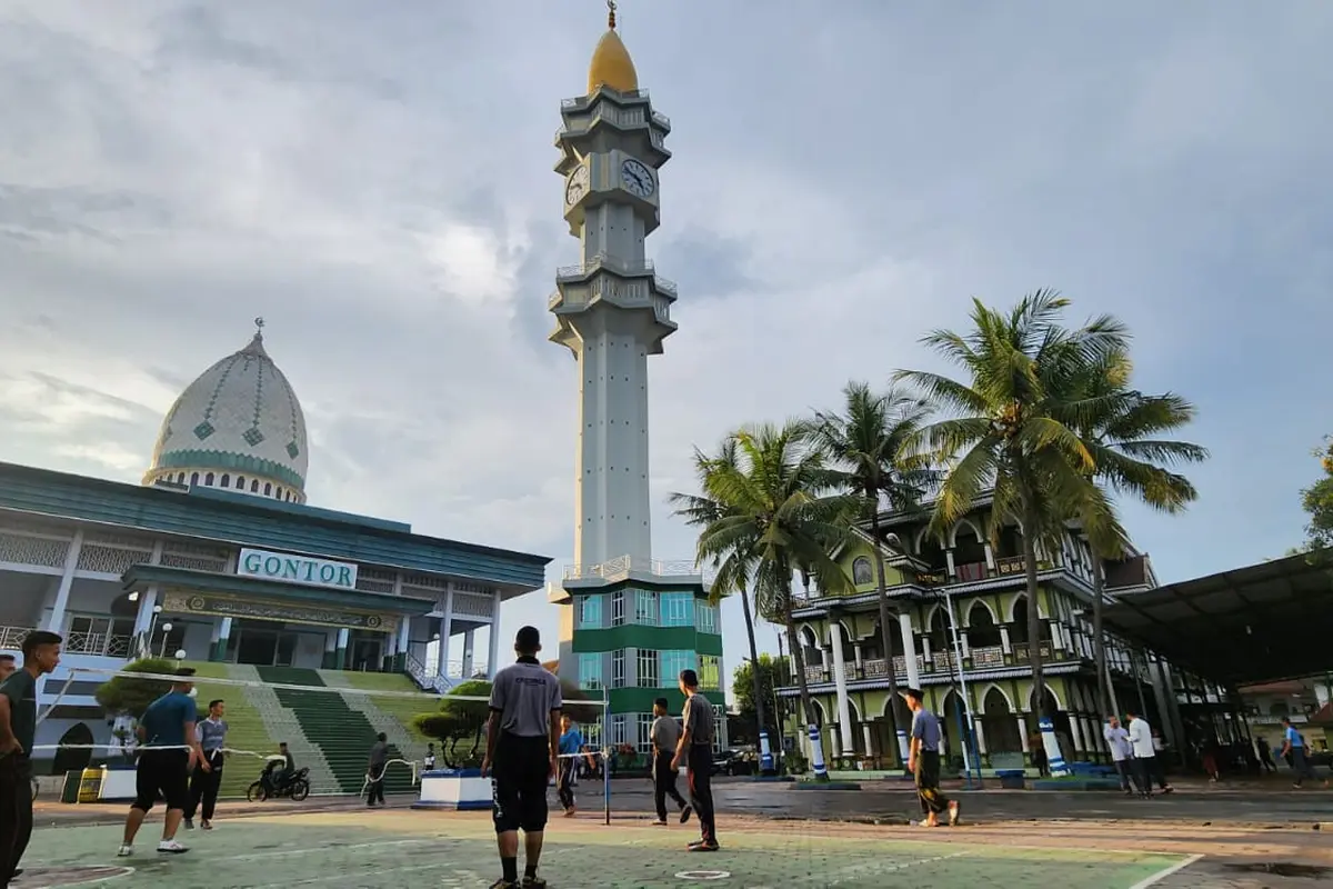 Kegiatan santri di Pondok Pesantren Darussalam Gontor, Ponorogo selama bulan Ramadhan. (Istimewa)