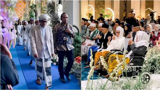 6 Potret Pernikahan Putra Ketiga Khofifah Indar Parawansa, Jokowi Hadir Jadi Saksi