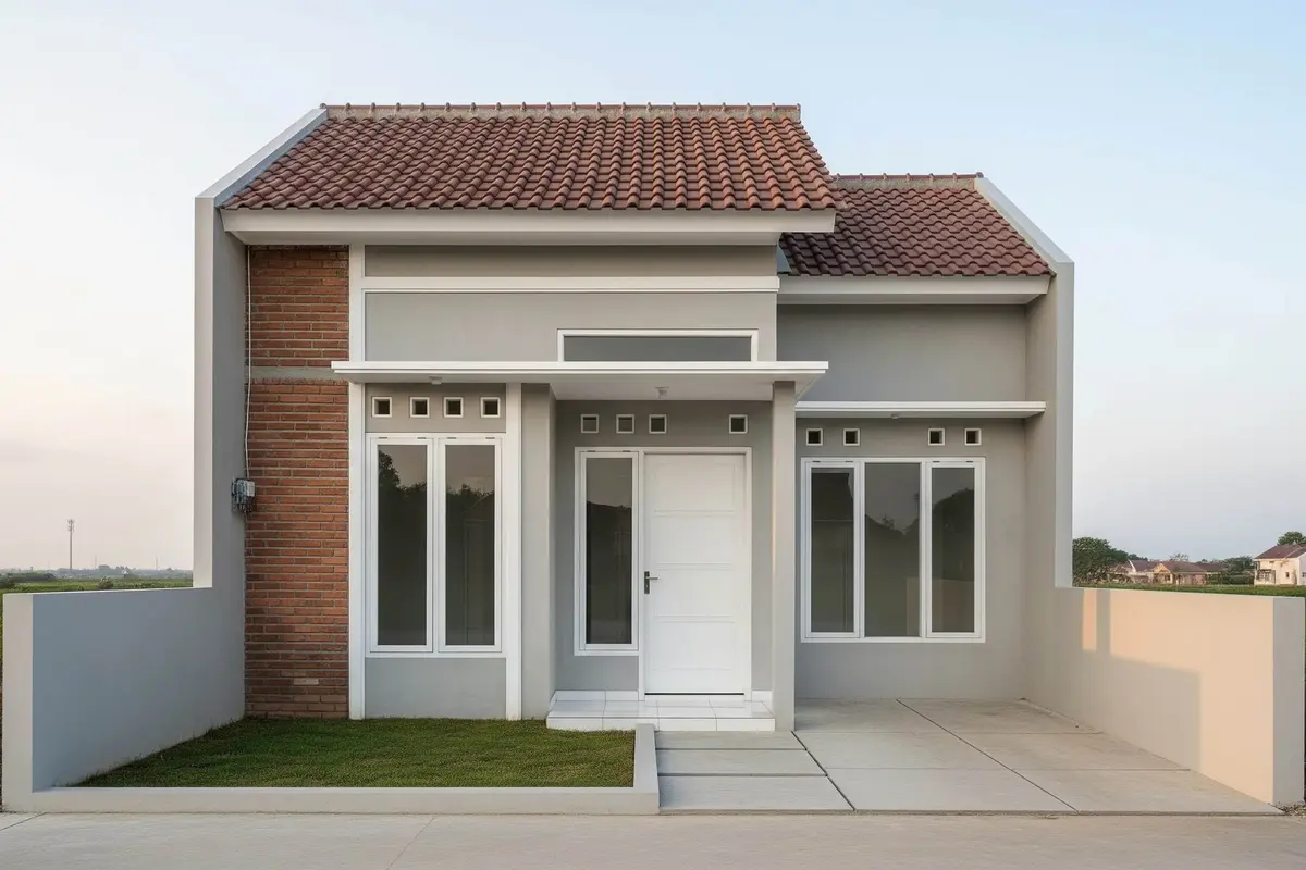 contoh rumah 1 lantai 3 kamar minimalis