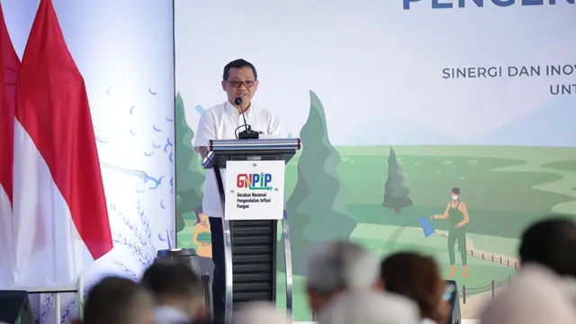 Deputi Bidang Koordinasi Ekonomi Makro dan Keuangan Kementerian Koordinator Bidang Perekonomian Ferry Irawan dalam Rapat Koordinasi TPIP-TPID Wilayah Sumatera, Kamis (16/5/2024). (Dok Kemenko Perekonomian)
