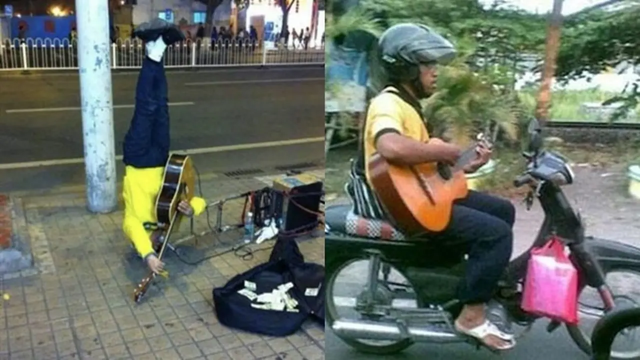 6 Aksi Nyeleneh Orang Saat Main Gitar Ini Bikin Tepuk Jidat