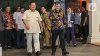 Pertemuan itu dalam rangka silaturahmi dan juga diskusi kebangsaan. (Liputan6.com/Faizal Fanani)