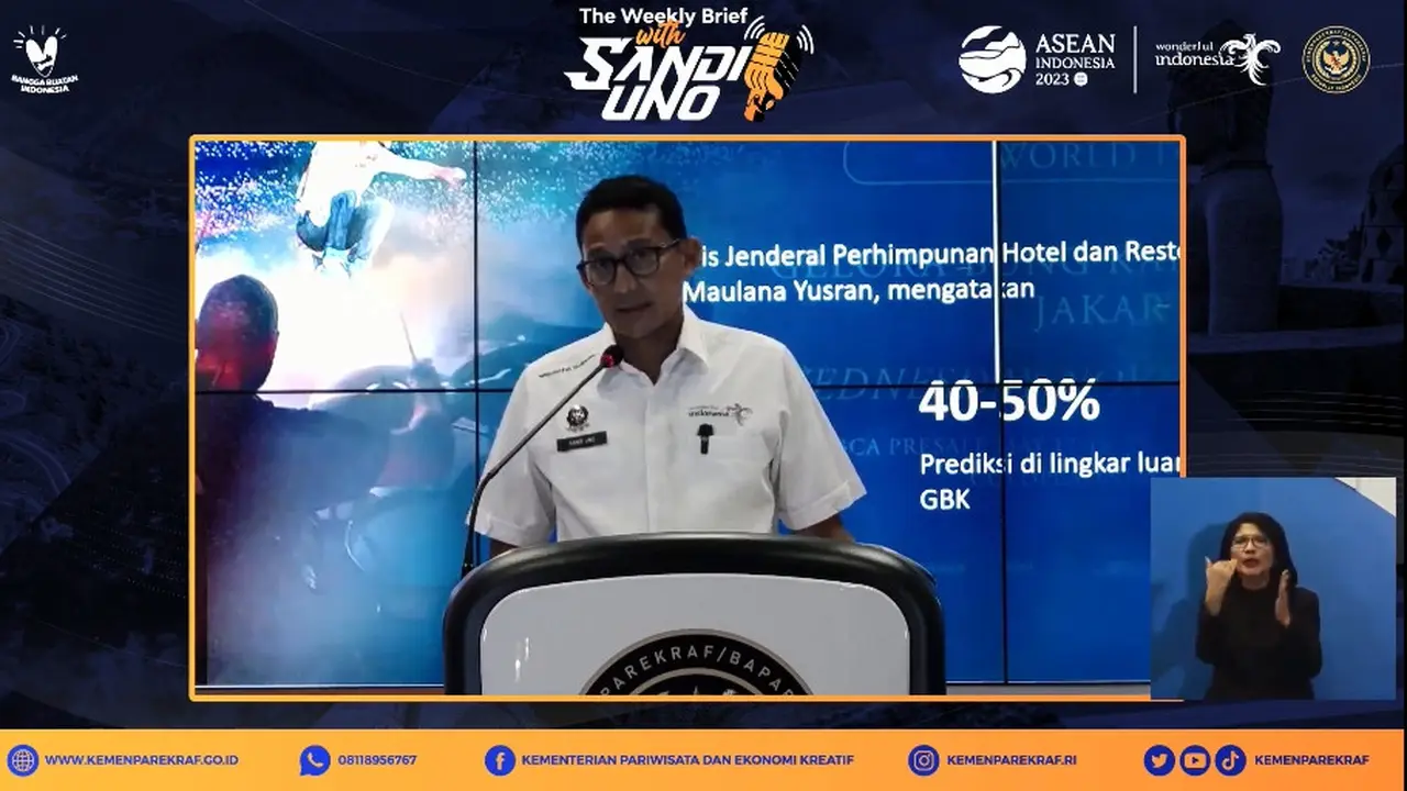 Menparekraf Sandiaga Uno