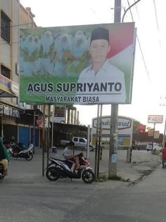 8 Potret Unik Spanduk Promosi Bak Jadi Caleg Ini Bikin Geleng Kepala