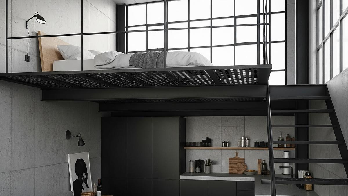 10 Desain Rumah Mezzanine Minimalis dengan Konsep Industrial Kekinian, Maksimalkan Ruang