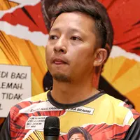 Patah hati sepertinya dirasakan hampir semua insan, termasuk Ringgo Agus Rahman. Bermain di film Baracas yang mengusung tema patah hati, ternyata Ringgo punya pernyataan sendiri soal patah hati. (Adrian Putra/Bintang.com)