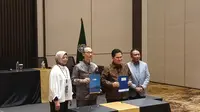 PSSI resmi teken kerja sama jangka panjang dengan RS Abdi Waluyo. (Liputan6.com/Melinda Indrasari)