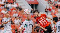 Pertandingan antara Bali United versus PSS Sleman di ajang BRI Liga 1 2024/2025 hari Senin (16/09/2024). (Alit Binawan/Bola.com)