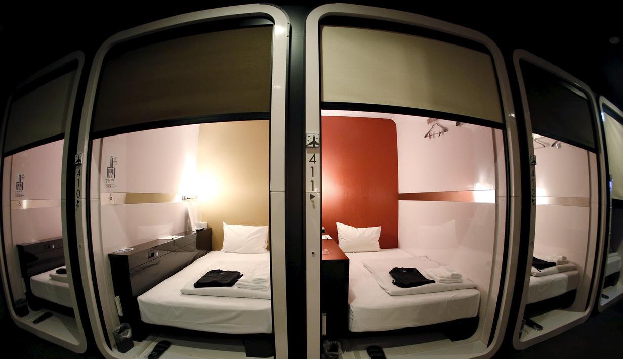 Uniknya Melihat Hotel Mungil di Jepang - Foto Liputan6.com