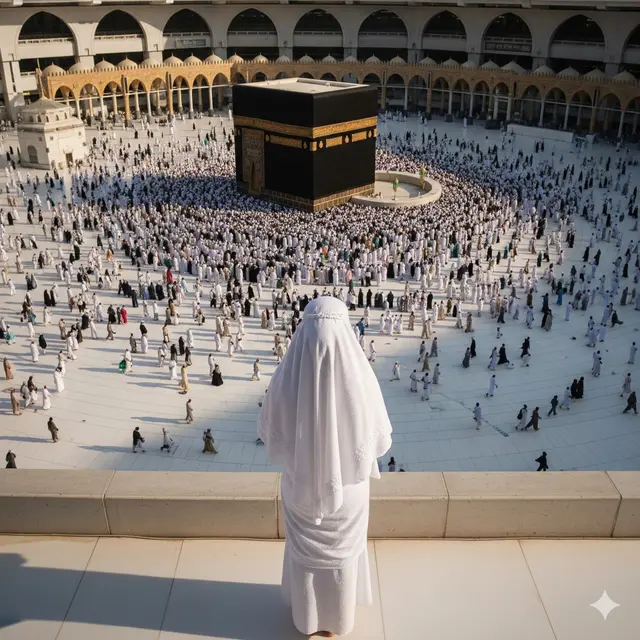 AI Gemini buat Foto Depan Kabah (Foto: Gemini)