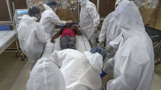Alami Lonjakan Kasus Covid-19, Rumah Sakit Latihan Simulasi di Seluruh India