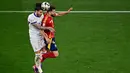 Berkat hasil ini, Spanyol pun berhak tampil di partai final untuk menghadapi pemenang laga Belanda vs Inggris. (Tobias SCHWARZ / AFP)