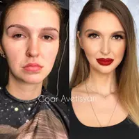 Transformasi makeup bikin pangling. (Foto: Instagram/goar_avetisyan).