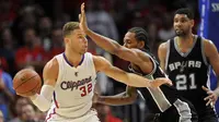 Los Angeles Clippers vs San Antonio Spurs (Gary A. Vasquez-USA TODAY Sports)