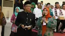 Menteri Pemuda dan Olahraga Imam Nahrawi hadir dalam kegiatan nikah massal bertajuk PKB Mantu di Jakarta, Jumat (25/8). (Liputan6.com/Immanuel Antonius)