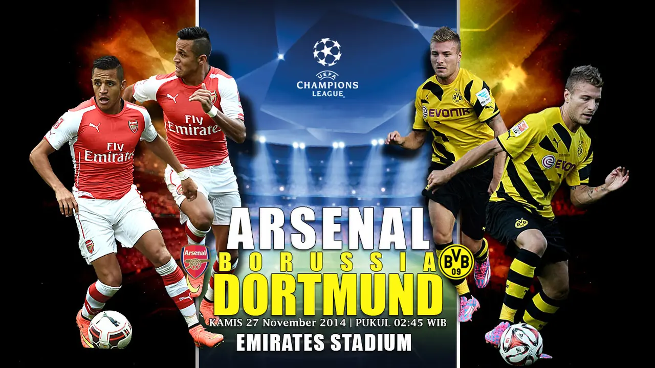 Arsenal vs Borussia Dortmund