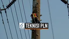 Seorang teknisi PLN tersengat listrik ketika tengah memperbaiki listrik di jaringan Sutet. Selama 1,5 jam petugas mengevakuasi korban. Petugas juga memberi bantuan oksigen kepada korban.
