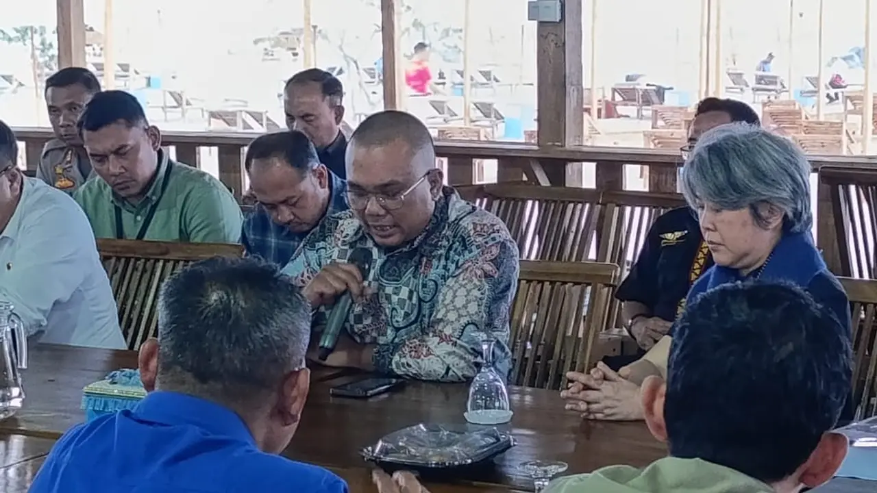 Mediasi PT San Xiong Steel dengan Forkopimda Lampung Selatan soal permasalahan gaji karyawan yang tak kunjung dibayar oleh perusahaan. Foto : (Istimewa).