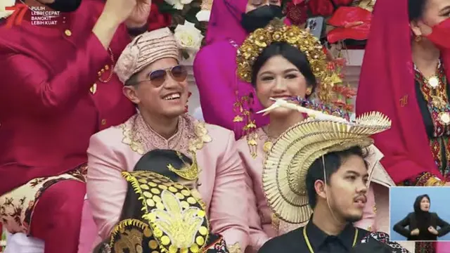 Erina Gudono di Upacara Kemerdekaan