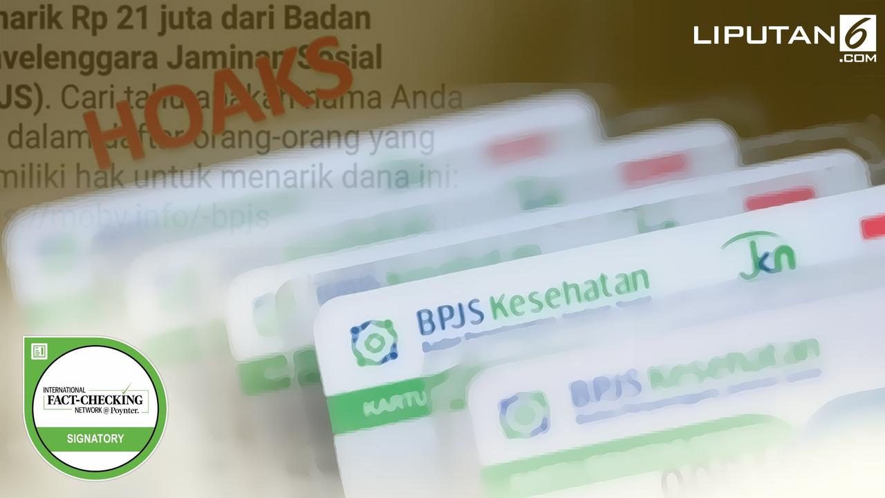 Cek Fakta - Ajakan Penarikan Dana BPJS Kesehatan