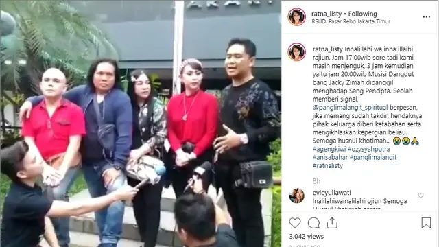 Ratna Listy Jenguk Jacky Zimah (Foto: Instagram/@ratna_listy)