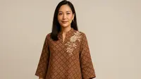 7 Tunik Batik 2025 dengan Bordir Asimetris, Tampil Elegan dan Santun di Acara Resmi