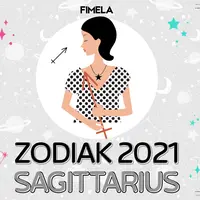 ilustrasi zodiak Sagitarius 2021/copyright by FIMELA.com