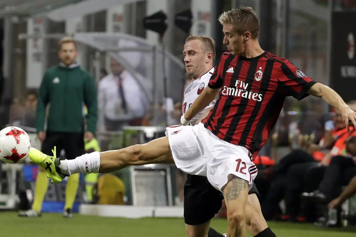 Pemain AC Milan, Andrea Conti.