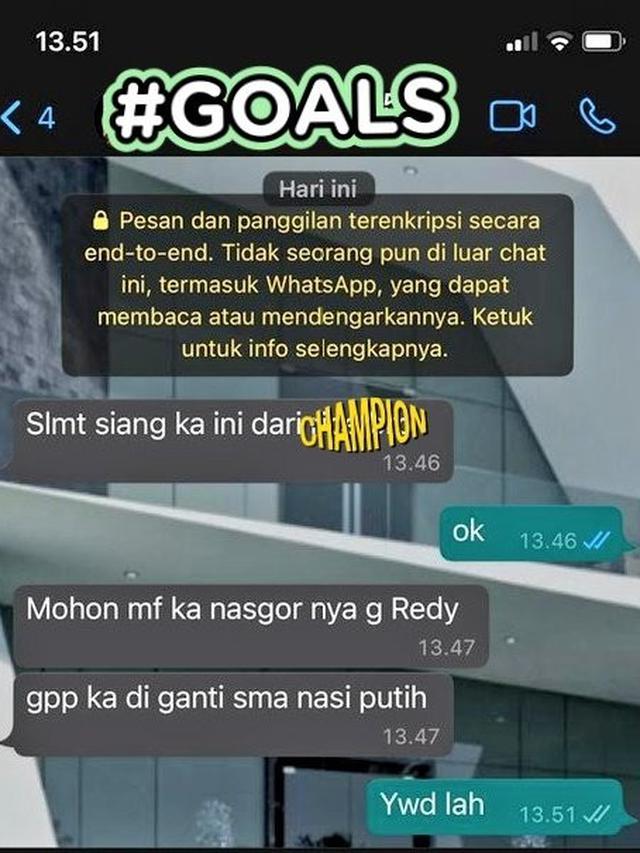 Chat Driver Ojol Saat Lama Antri Makanan, Bikin Ngakak. (Sumber: Twitter/txtdariolshop)