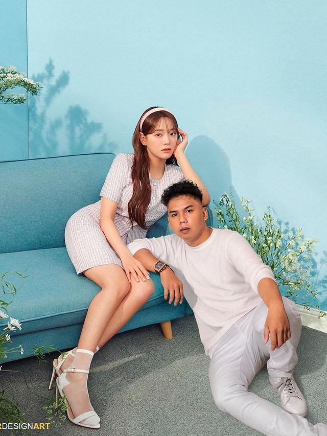 6 Editan Foto Pria Bareng Artis Cewek Korea Ini Imajinatif, Halu Banget