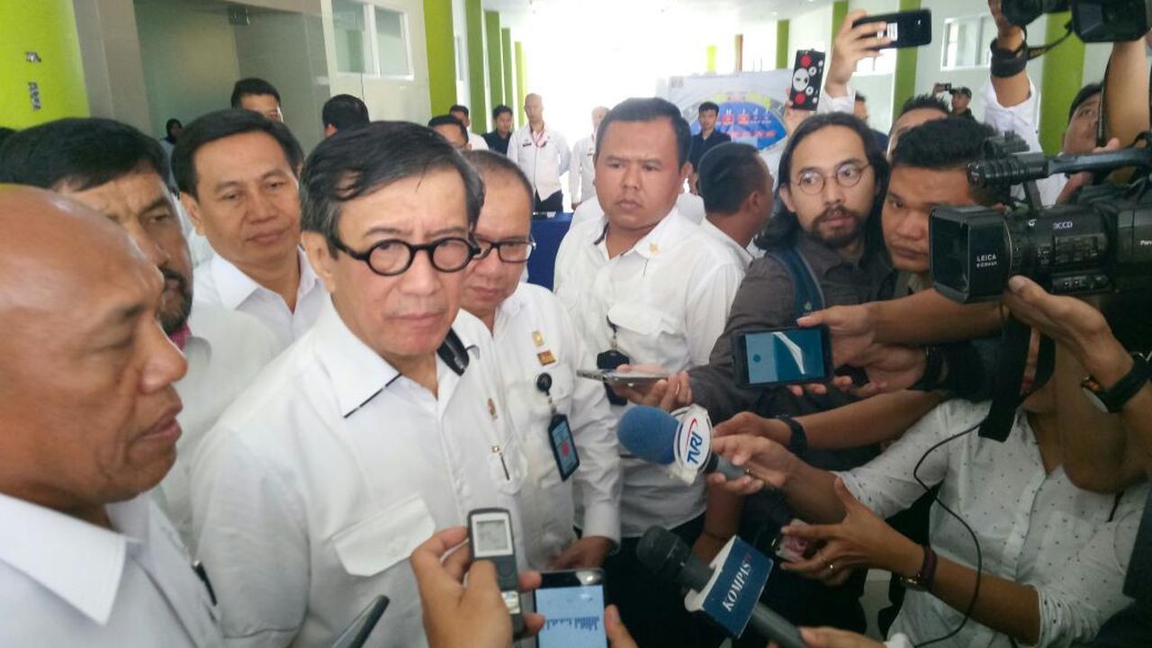 Menkumham Yasonna Laoly di Bandung, Jawa Barat