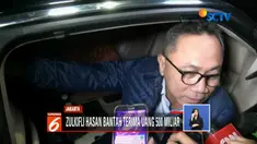 Zulkifli membantah telah menerima mahar politik berupa uang sebesar Rp 500 miliar