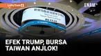 Bursa saham Taiwan (TAIEX) dibuka dengan penurunan tajam lebih dari 450 poin pada Selasa pagi. Reaksi ini muncul setelah pemerintah AS memberlakukan tarif balasan sebesar 32% serta tarif impor hingga 104% untuk produk dari China.