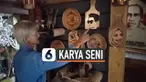 Harry Eko Rifanto, warga Pontianak, Kalimantan Barat menciptakan berbagai karya seni dari limbah dan sampah organik.