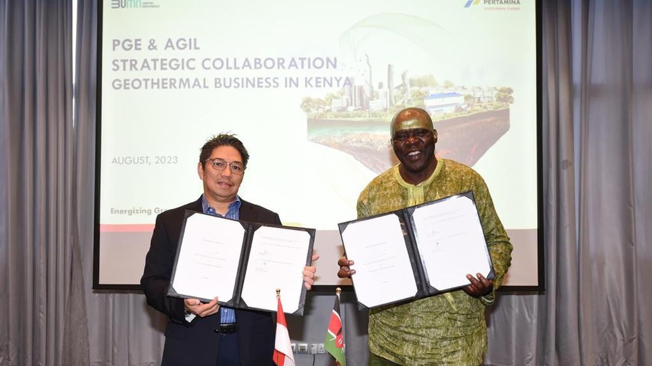 PT Pertamina Geothermal Energy Tbk. (PGE) menjajaki kerja sama dengan Africa Geothermal International No 1 Limited untuk mengembangkan potensi panas bumi. (Dok PGE)