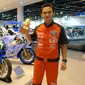 Ardhi Sulistyo mekanik Yamaha asal Jember menjadi runner up dalam World Technician Grand Prix (WTGP) 2018 di Yamaha Motor Company, Iwata, Jepang. (YIMM)