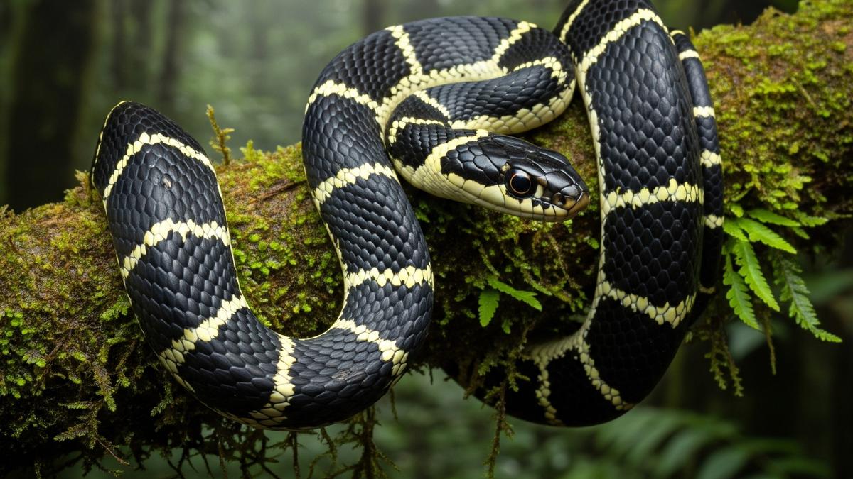 Fakta Unik Ular Cicak Belang, Mirip Ular Berbisa tapi Tidak Berbahaya