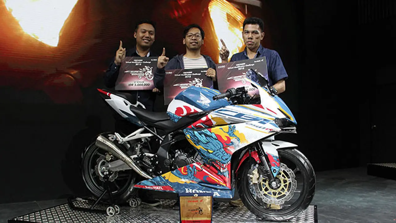 CBR250RR Virtual Modif Challenge Sukses Menarik Generasi Muda Pecinta Modifikasi