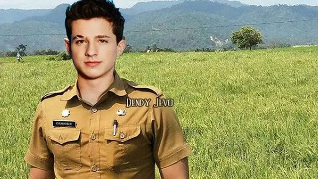 8 Editan Foto Artis Luar Negeri saat Jadi PNS Ini Curi Perhatian