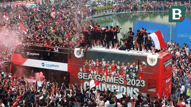 Parade Kemenangan Timnas Indonesia U-22