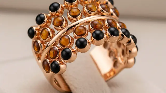 Cincin Emas Model Boba