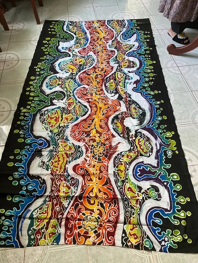 Batik Pakis Asia dari Tarakan Tampil di Parade Wastra Nusantara, Anto Bangga Karyanya Dikenal Luas