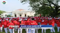 Presiden Jokowi lepas 904 atlet dan official untuk mengharumkan nama Indonesia di ajang Asian Games 2018.