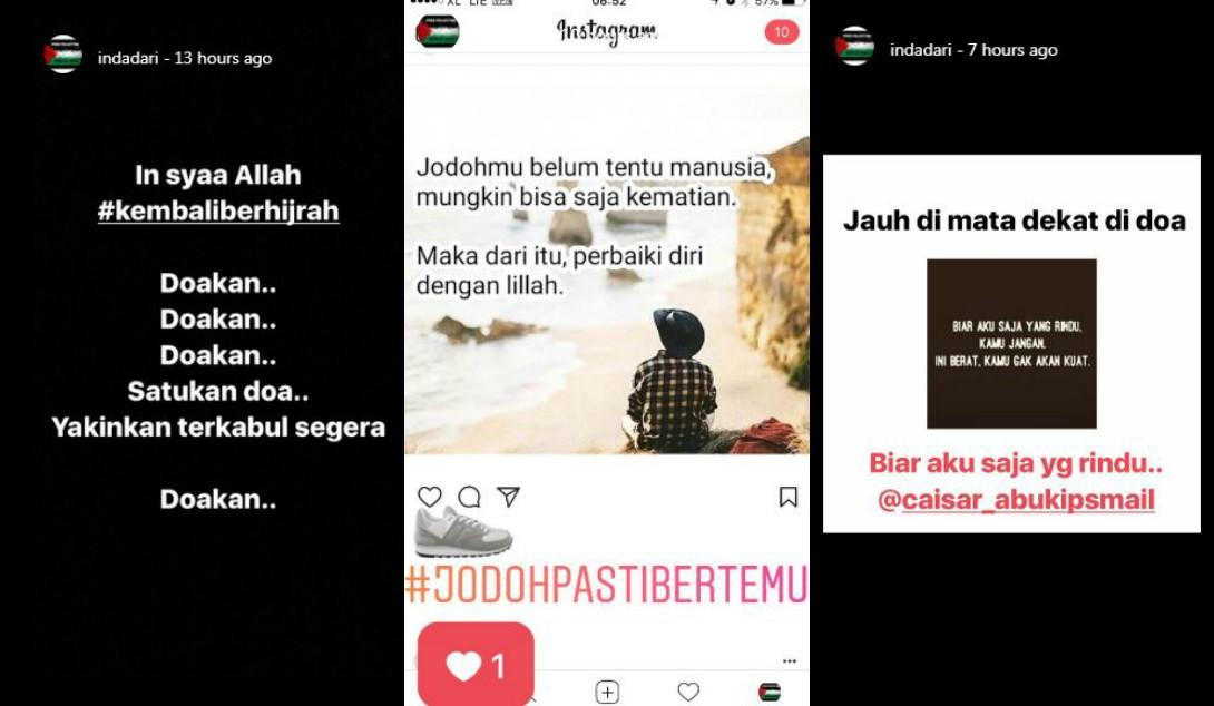 Indadari ungkap kesedihan melihat sang suami Caisar berjoget lagi di televisi.