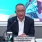 Direktur Utama PT Bank Negara Indonesia (Persero) Tbk (BBNI) Royke Tumilaar dalam konferensi pers Kinerja Kuartal I-2024, Senin (29/4/2024).(Tira/Liputan6.com)