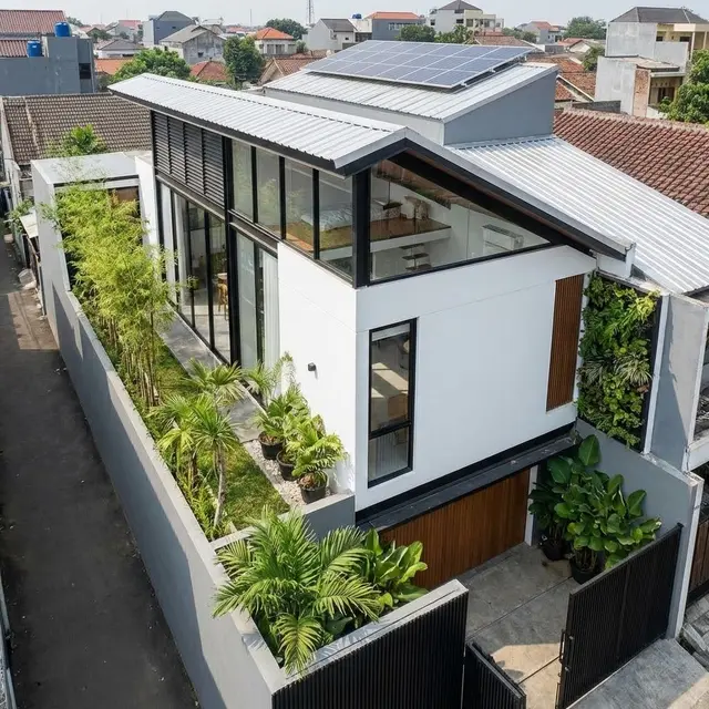 Inspirasi Desain Rumah Mungil Tapi Asri di Perkotaan