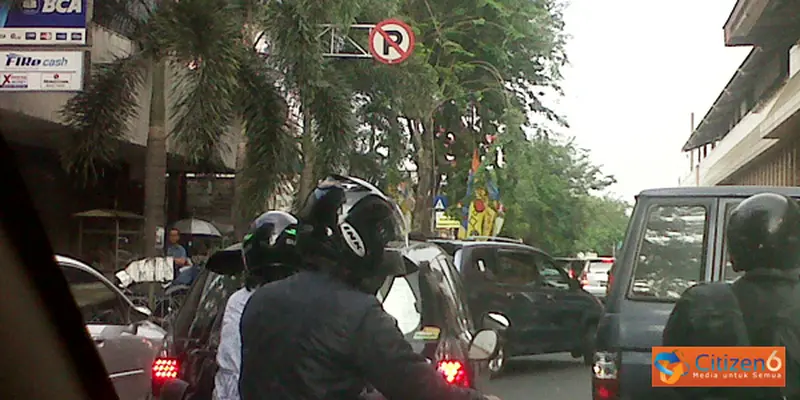 Kemacetan di Depan Stasiun Gondangdia