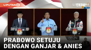 Tanggapi Ganjar dan Anies, Prabowo: Masuk Akal