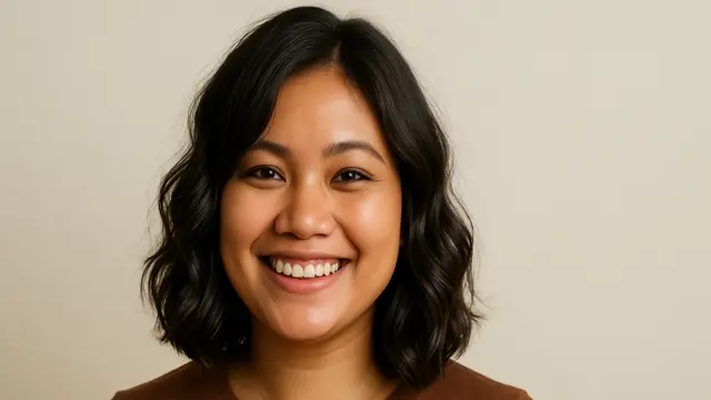 Model Potongan Rambut Long Bob untuk Wajah Bulat/via AI